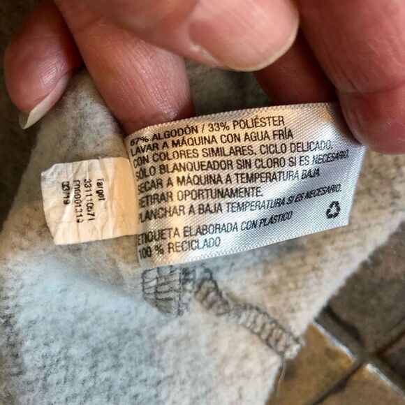 Wild Fable Gray Cropped Sweatshirt Hoodie Size XL - Picture 7 of 9